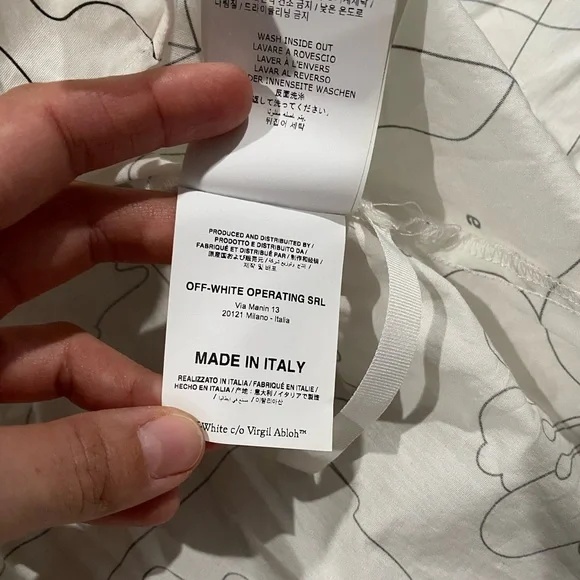 Off White Puzzle Dress White Women’s - Picture 8 of 12